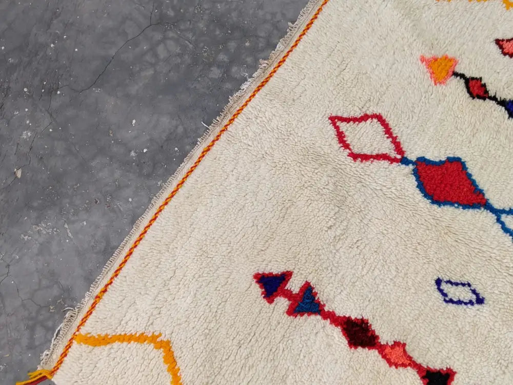 DecorBites™ Moroccan Handmade Traditional Azilal Rug 246 X 143 Cm