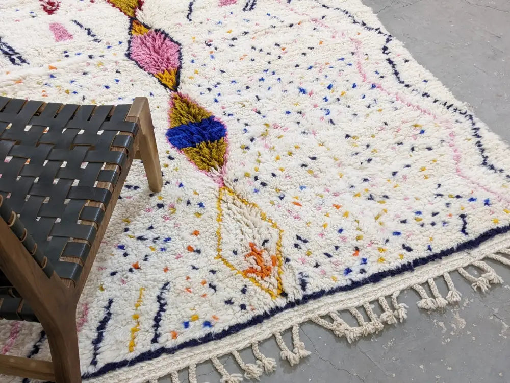 DecorBites™ Moroccan Handmade Traditional Azilal Rug 246 X 166 Cm