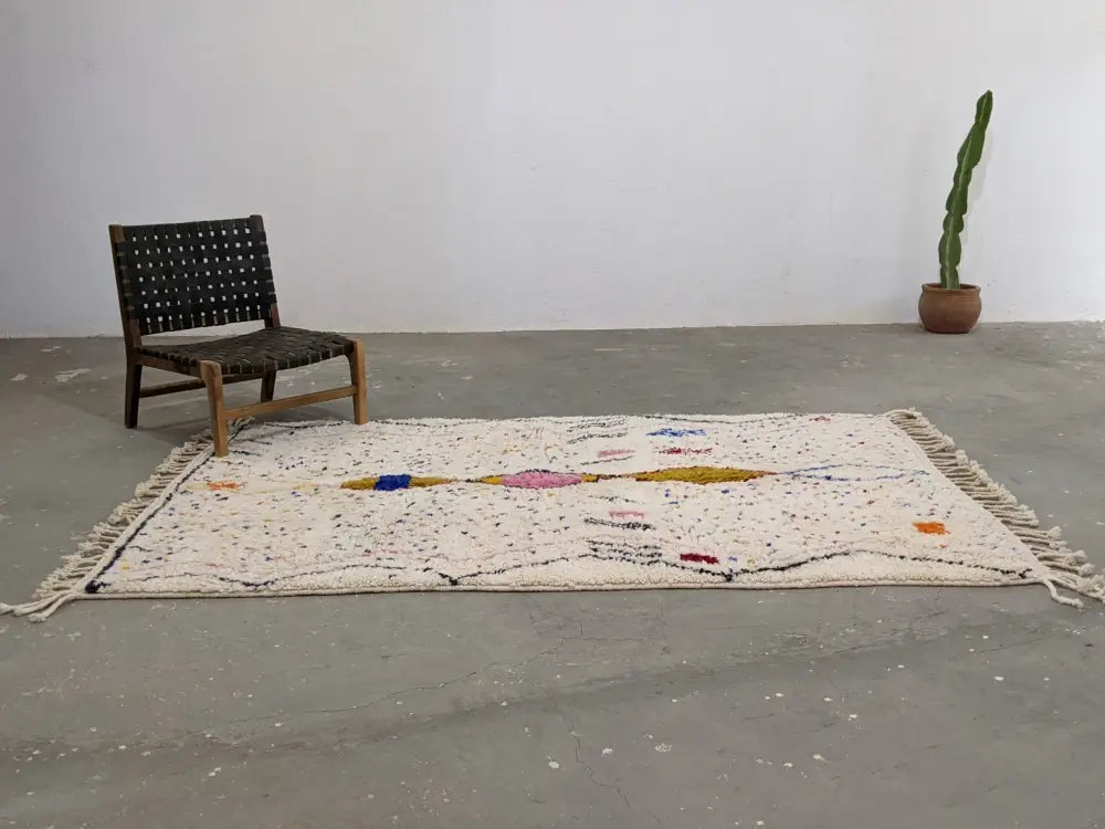 DecorBites™ Moroccan Handmade Traditional Azilal Rug 246 X 166 Cm