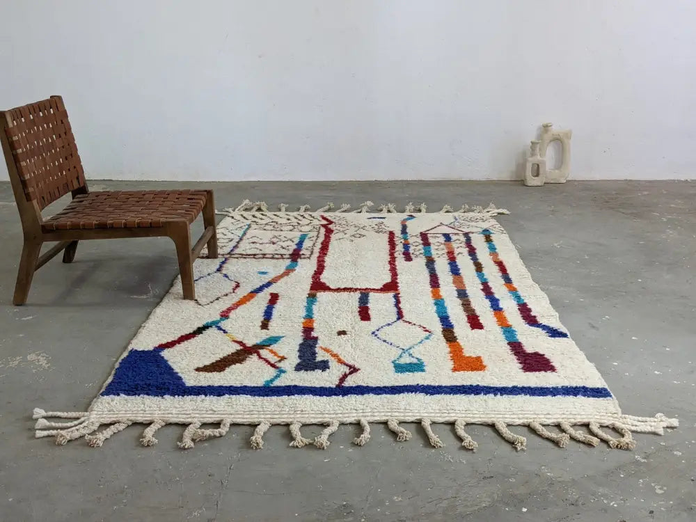 DecorBites™ Moroccan Handmade Traditional Azilal Rug 250 X 150 Cm