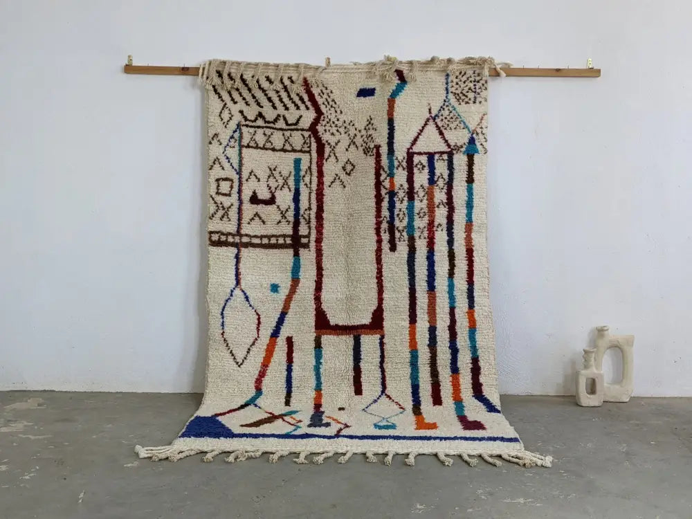 DecorBites™ Moroccan Handmade Traditional Azilal Rug 250 X 150 Cm