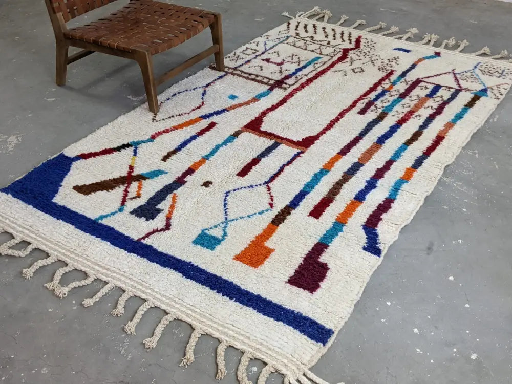 DecorBites™ Moroccan Handmade Traditional Azilal Rug 250 X 150 Cm
