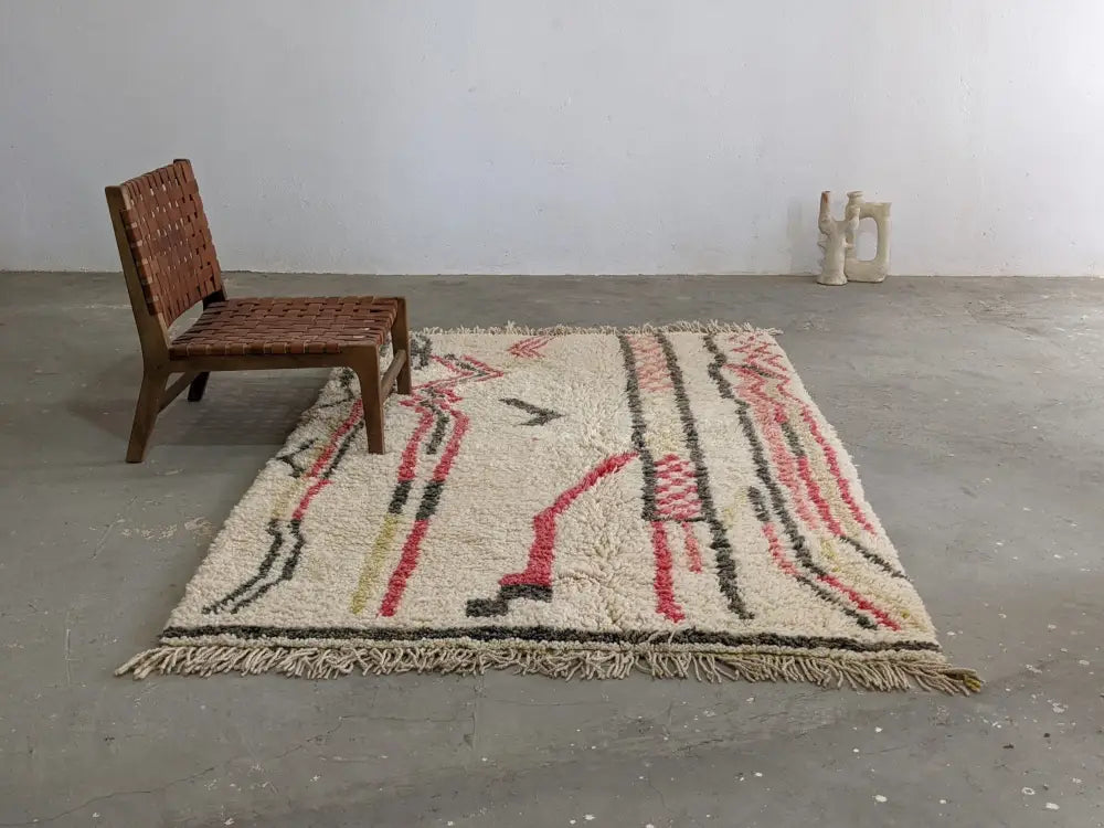 DecorBites™ Moroccan Handmade Traditional Azilal Rug 250 X 155 Cm