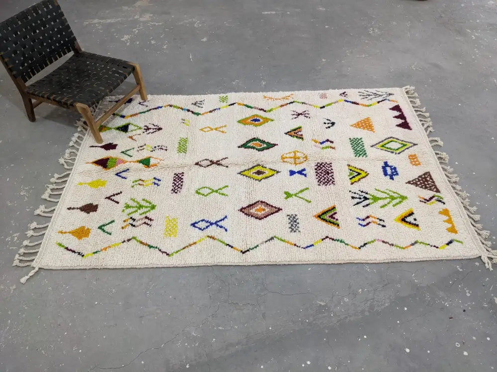 DecorBites™ Moroccan Handmade Traditional Azilal Rug 250 X 161cm
