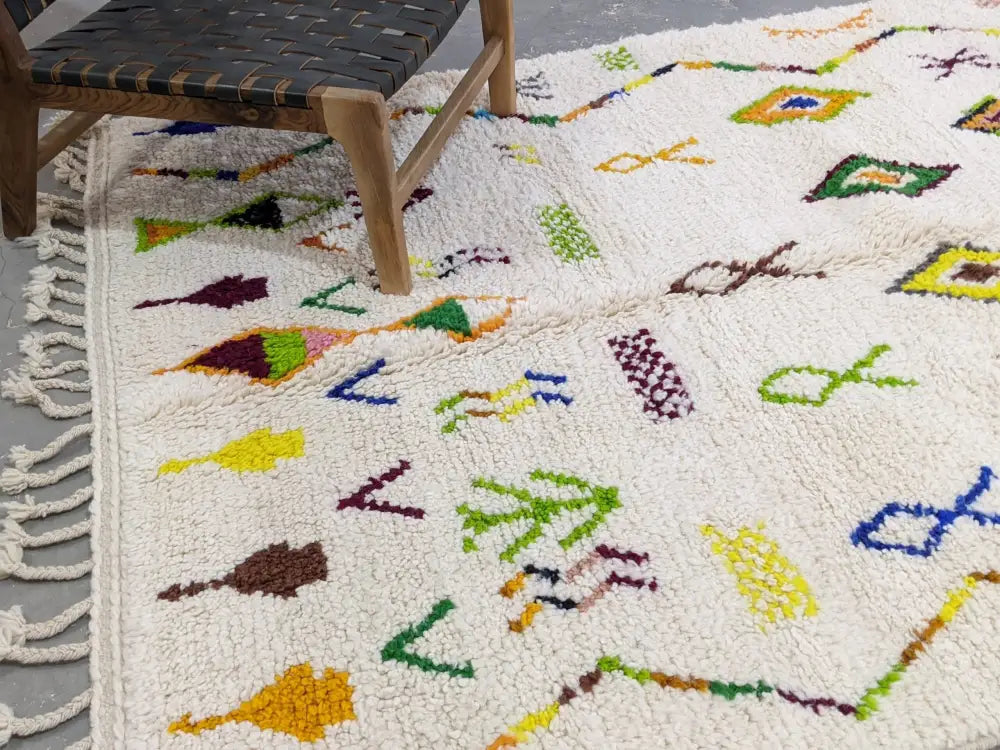 DecorBites™ Moroccan Handmade Traditional Azilal Rug 250 X 161cm