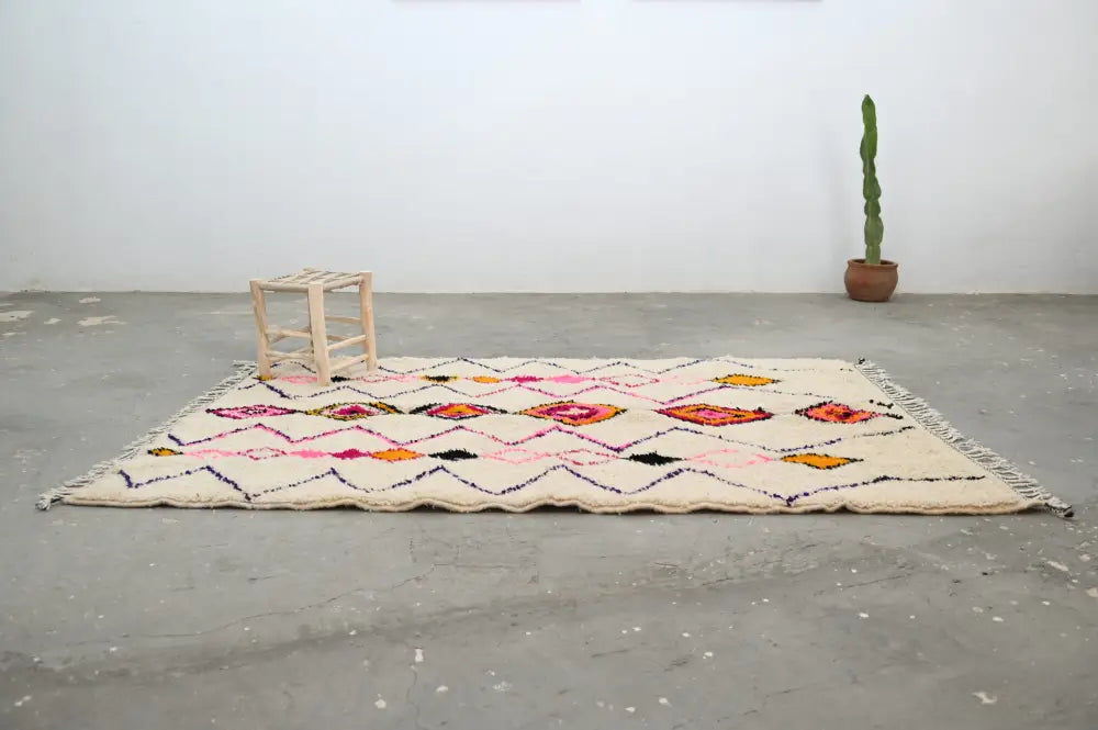 DecorBites™ Moroccan Handmade Traditional Azilal Rug 251 X 162 Cm