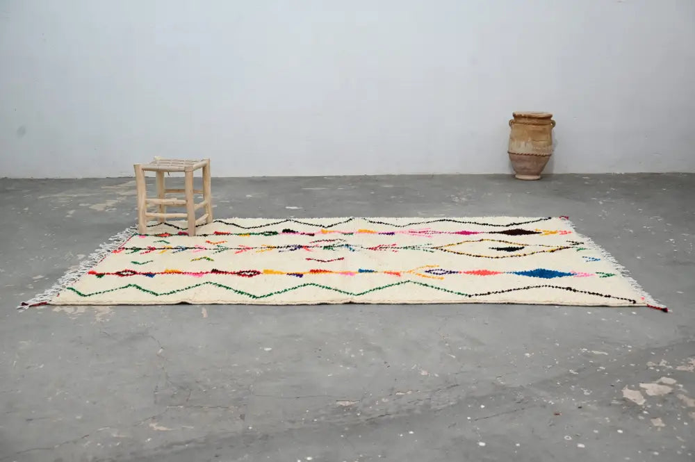 DecorBites™ Moroccan Handmade Traditional Azilal Rug 252 X 145 Cm