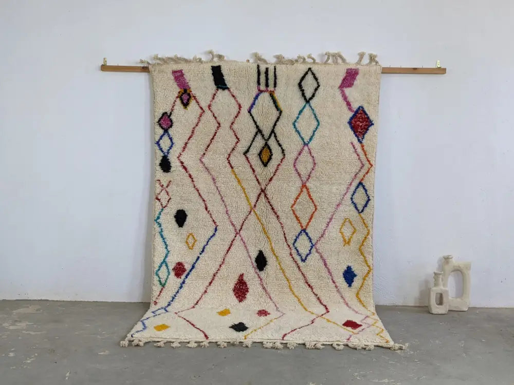 DecorBites™ Moroccan Handmade Traditional Azilal Rug 252 X 160 Cm