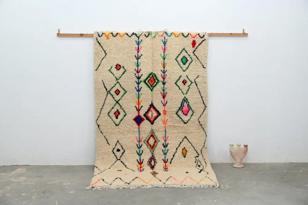DecorBites™ Moroccan Handmade Traditional Azilal Rug 253 X 154 Cm