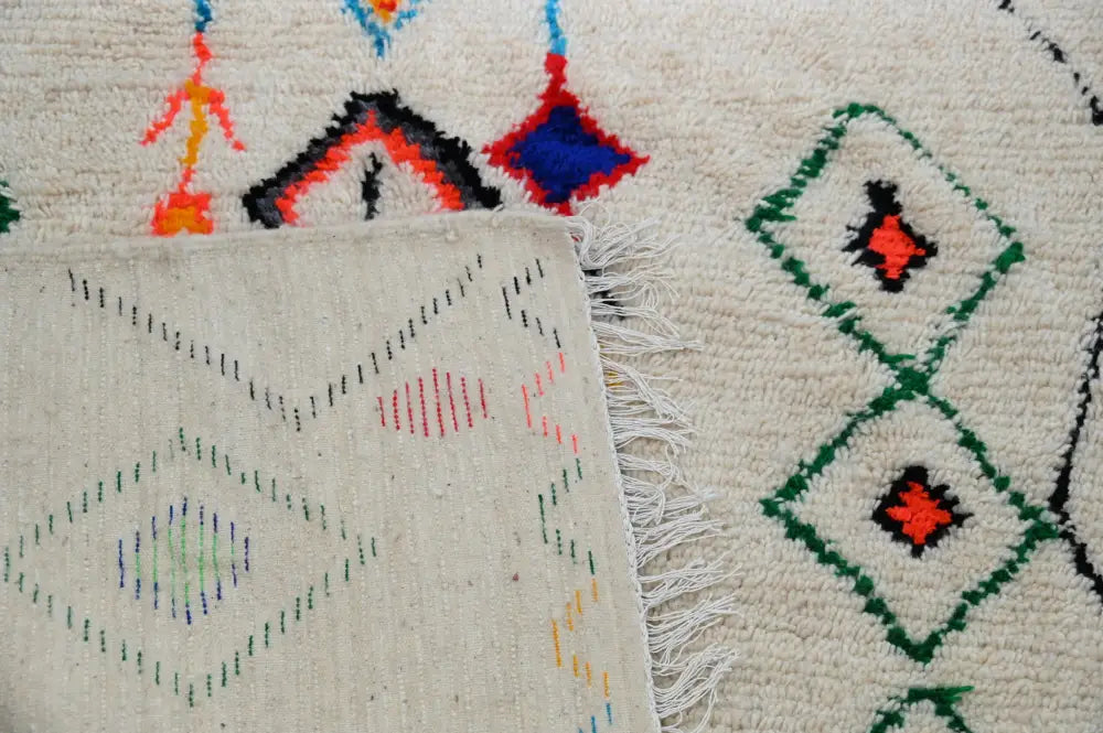 DecorBites™ Moroccan Handmade Traditional Azilal Rug 253 X 154 Cm
