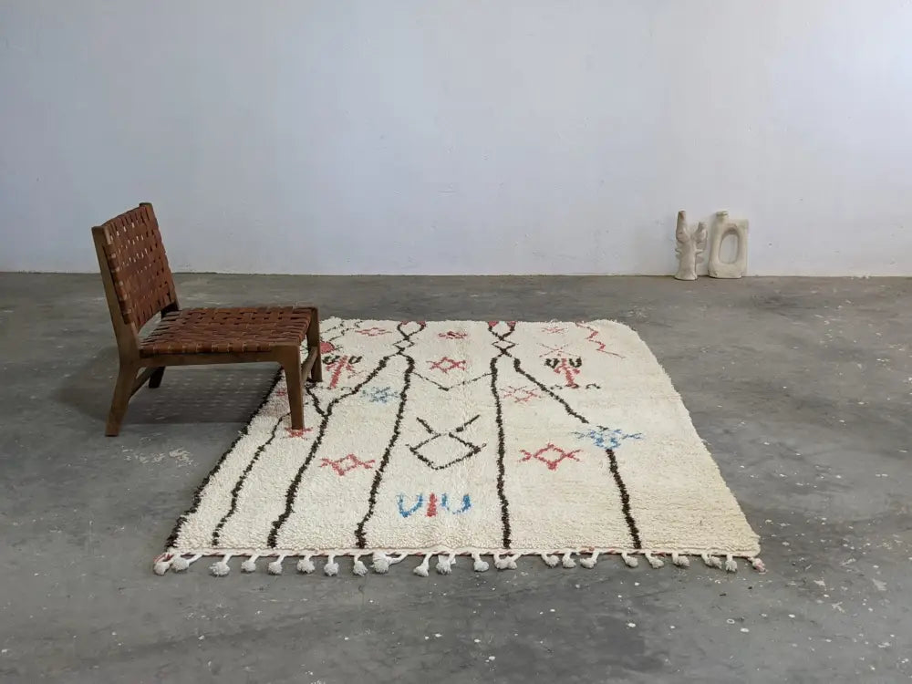DecorBites™ Moroccan Handmade Traditional Azilal Rug 253 X 165 Cm