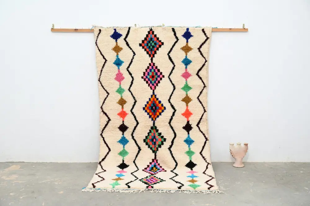 DecorBites™ Moroccan Handmade Traditional Azilal Rug 255 X 144 Cm