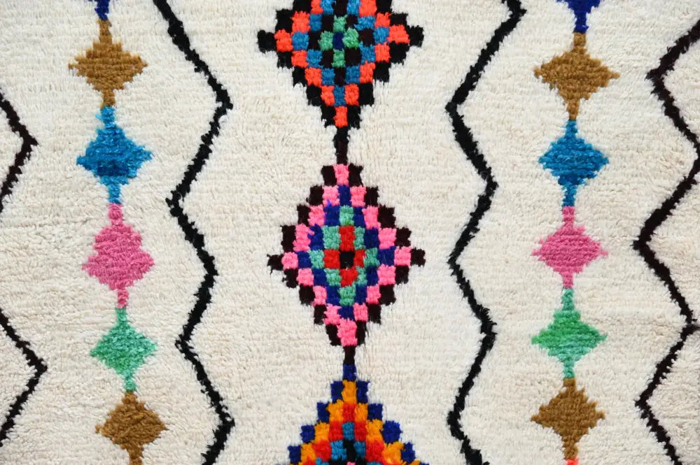 DecorBites™ Moroccan Handmade Traditional Azilal Rug 255 X 144 Cm