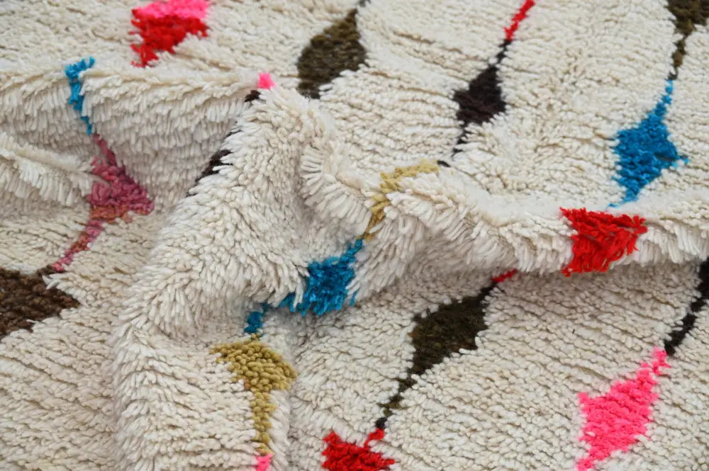 DecorBites™ Moroccan Handmade Traditional Azilal Rug 255 X 155 Cm