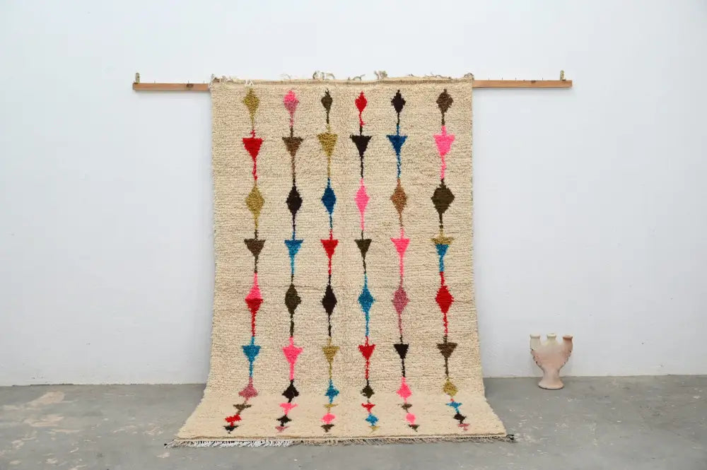 DecorBites™ Moroccan Handmade Traditional Azilal Rug 255 X 155 Cm