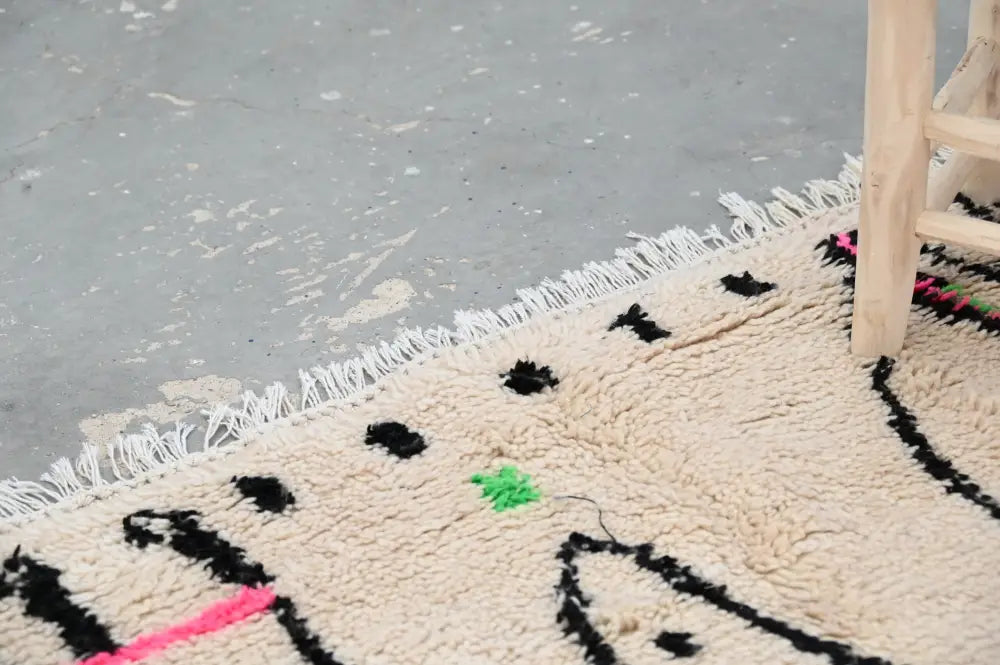 DecorBites™ Moroccan Handmade Traditional Azilal rug 256 X 136 Cm