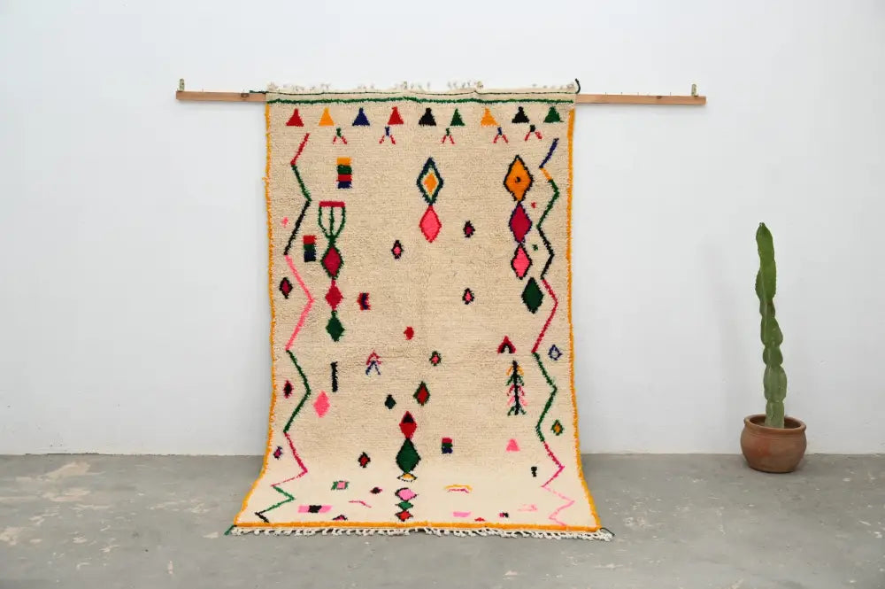 DecorBites™ Moroccan Handmade Traditional Azilal Rug 256 X 147 Cm