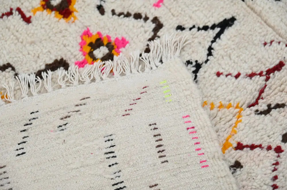 DecorBites™ Moroccan Handmade Traditional Azilal Rug 258 X 120 Cm