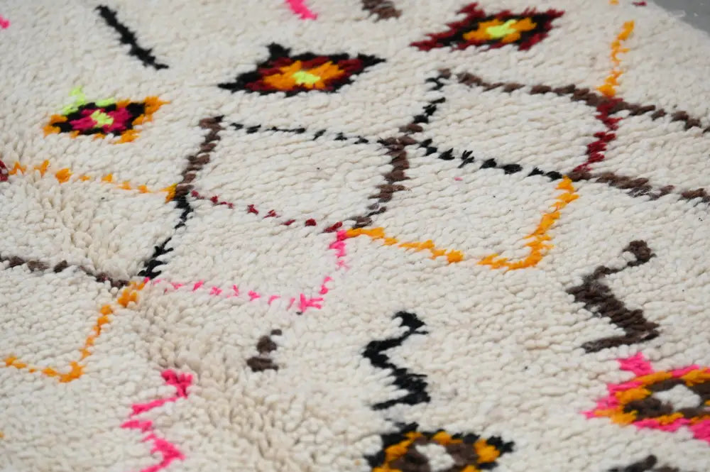 DecorBites™ Moroccan Handmade Traditional Azilal Rug 258 X 120 Cm