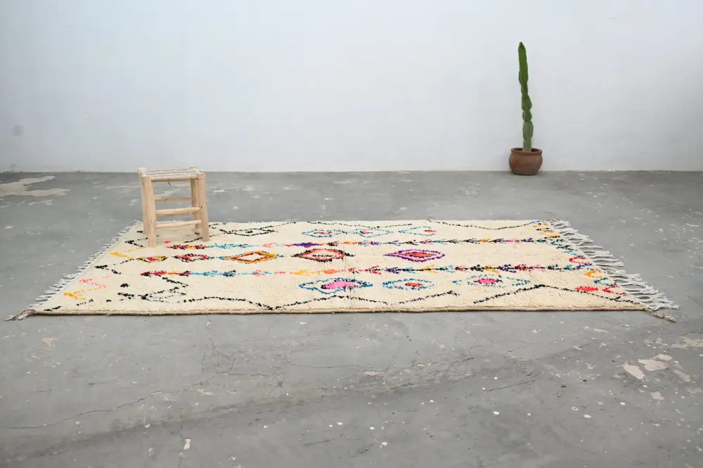 DecorBites™ Moroccan Handmade Traditional Azilal Rug 260 X 145 Cm