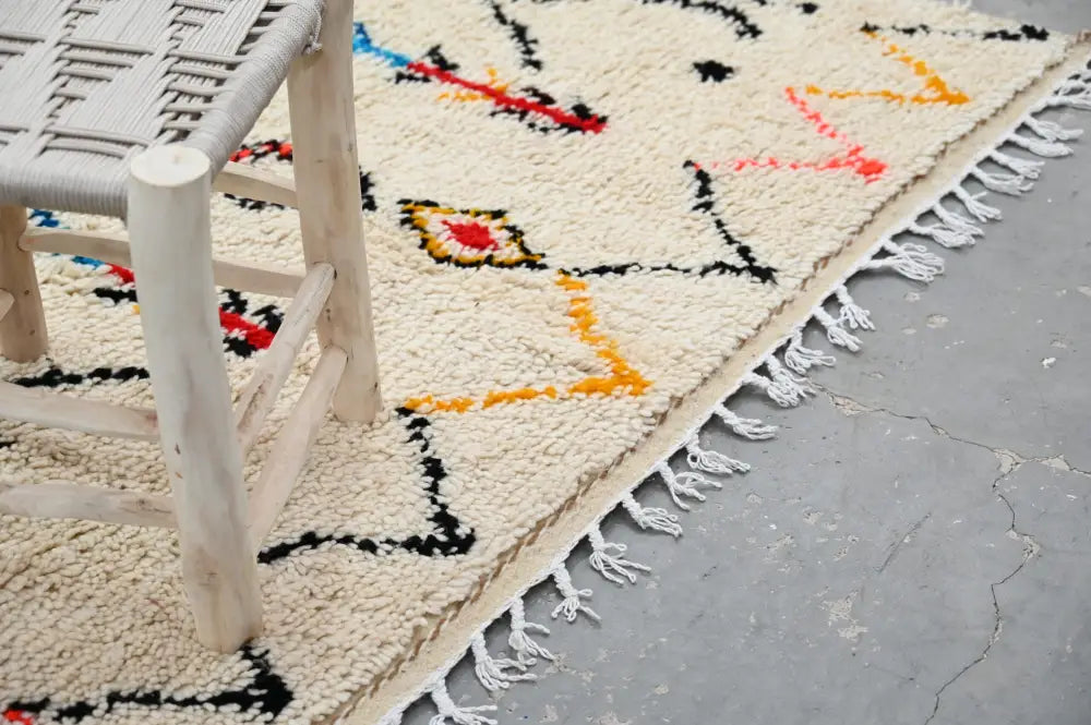 DecorBites™ Moroccan Handmade Traditional Azilal Rug 260 X 145 Cm