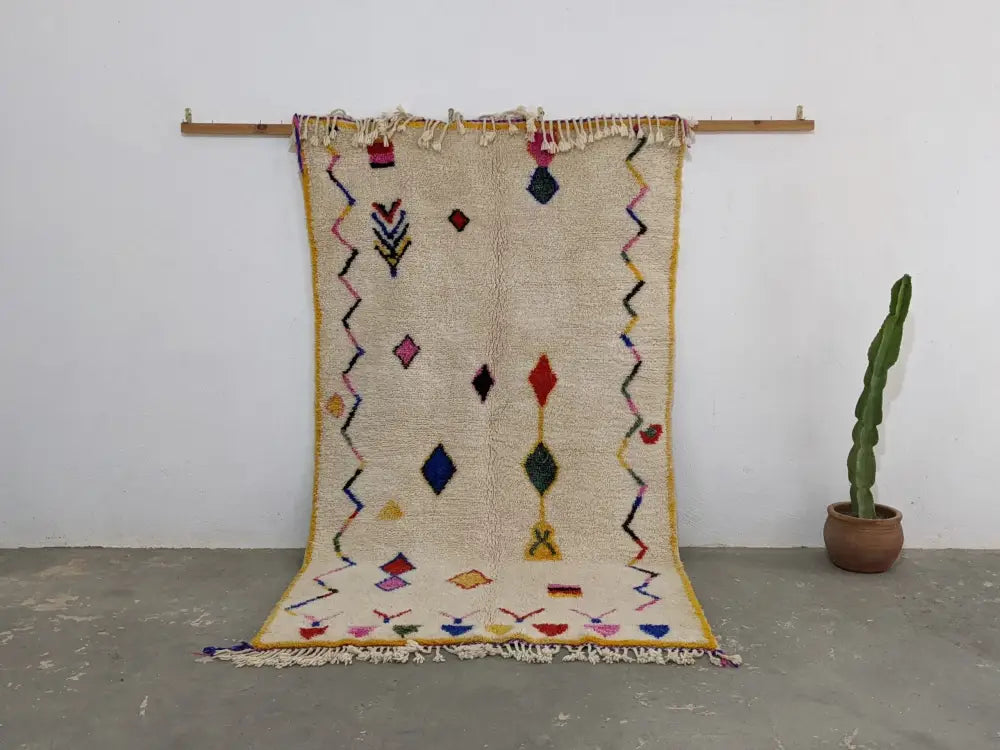 DecorBites™ Moroccan Handmade Traditional Azilal Rug 260 X 148 Cm