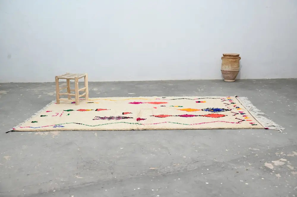 DecorBites™ Moroccan Handmade Traditional Azilal Rug 260 X 148 Cm