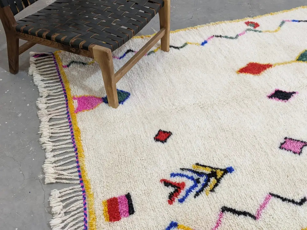 DecorBites™ Moroccan Handmade Traditional Azilal Rug 260 X 148 Cm