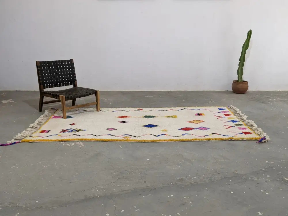 DecorBites™ Moroccan Handmade Traditional Azilal Rug 260 X 148 Cm