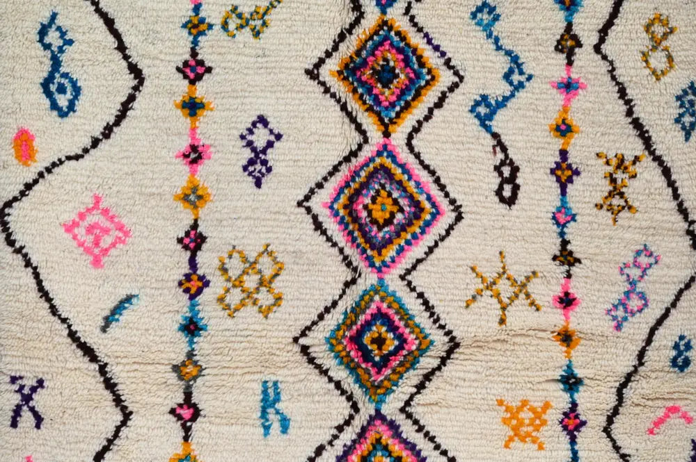 DecorBites™ Moroccan Handmade Traditional Azilal Rug 260 X 155 Cm