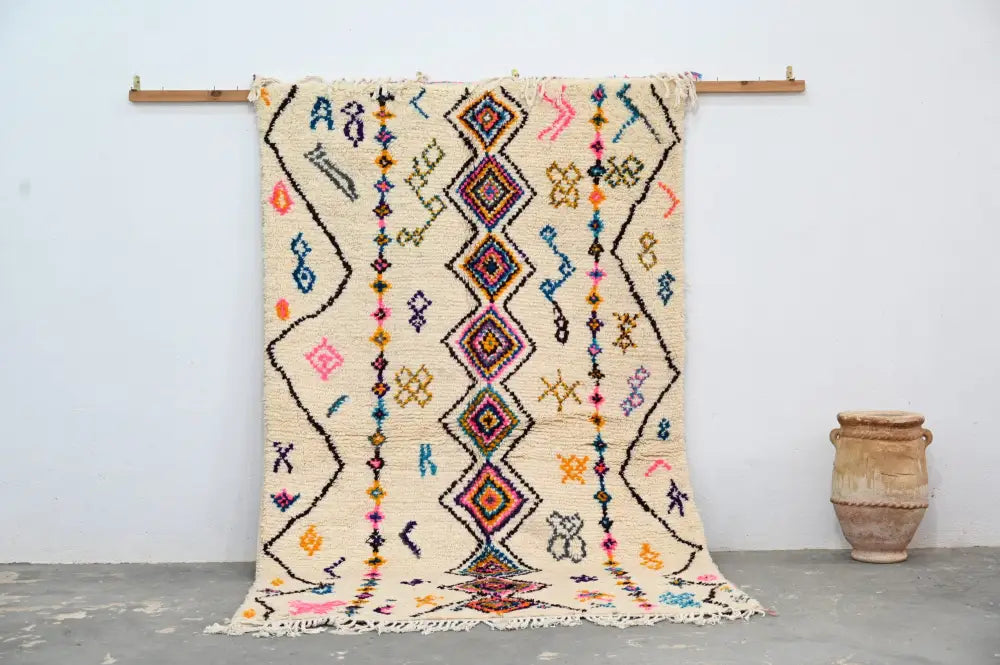DecorBites™ Moroccan Handmade Traditional Azilal Rug 260 X 155 Cm