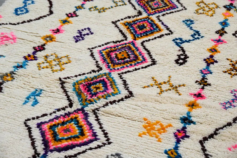 DecorBites™ Moroccan Handmade Traditional Azilal Rug 260 X 155 Cm
