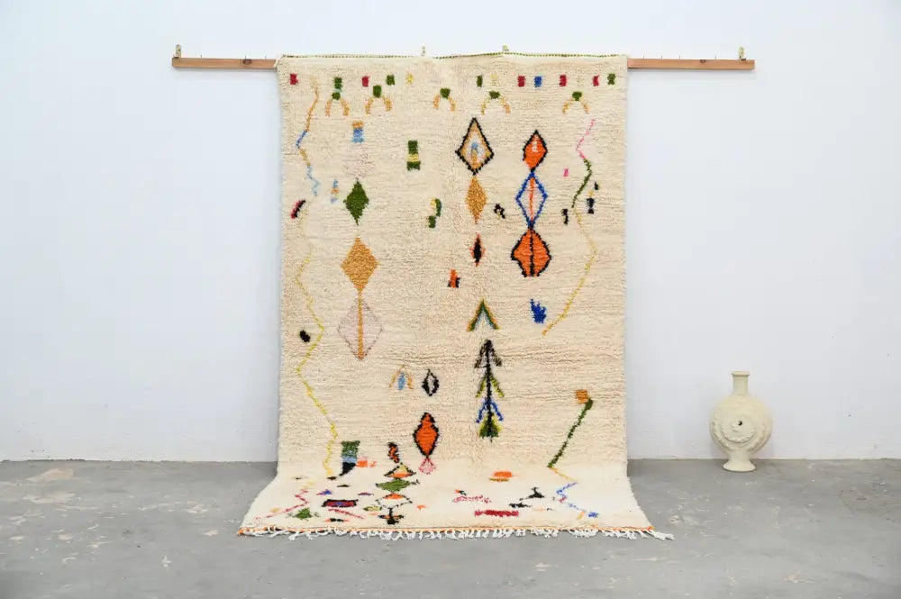 DecorBites™ Moroccan Handmade Traditional Azilal Rug 261 X 143 cm