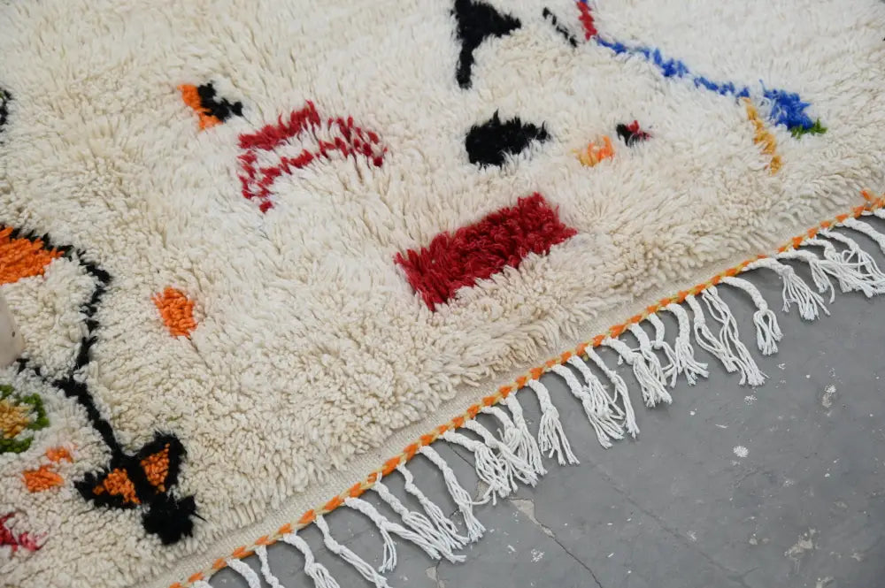 DecorBites™ Moroccan Handmade Traditional Azilal Rug 261 X 143 cm
