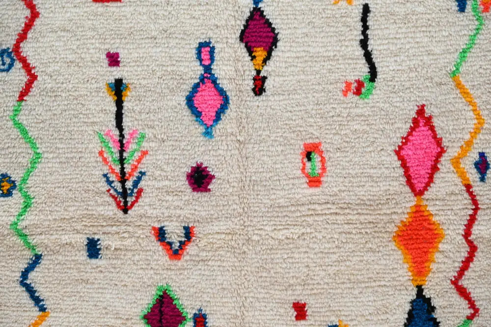 DecorBites™ Moroccan Handmade Traditional Azilal Rug 262 X 142 Cm