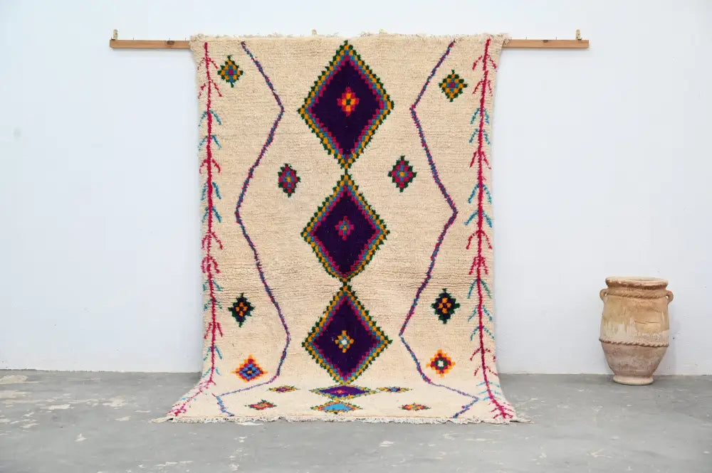DecorBites™ Moroccan Handmade Traditional Azilal Rug 262 X 147 Cm