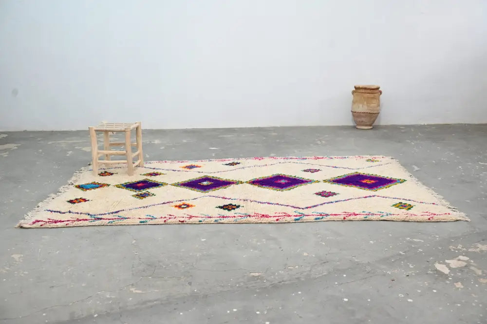 DecorBites™ Moroccan Handmade Traditional Azilal Rug 262 X 147 Cm