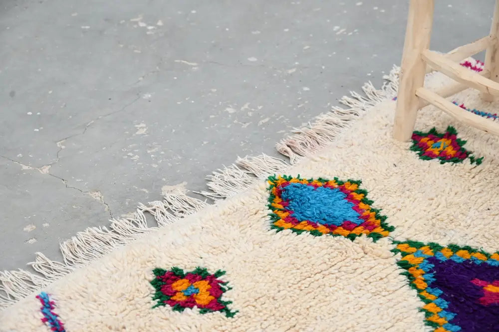 DecorBites™ Moroccan Handmade Traditional Azilal Rug 262 X 147 Cm