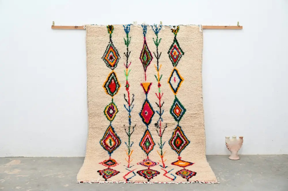 DecorBites™ Moroccan Handmade Traditional Azilal Rug 262 X 157 Cm