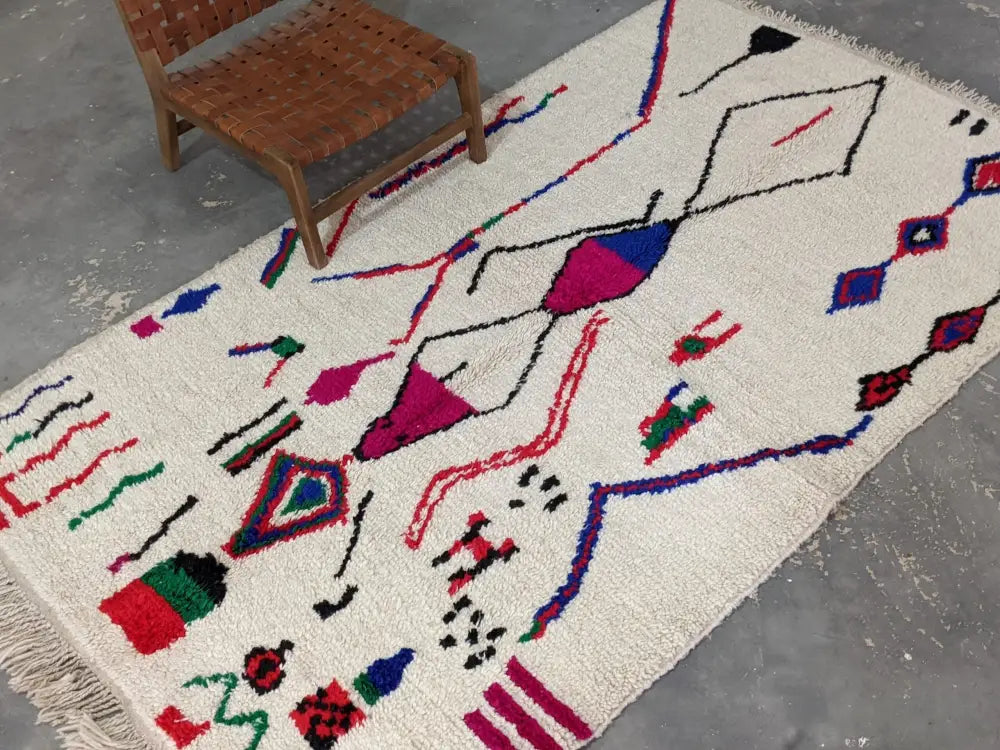 DecorBites™ Moroccan Handmade Traditional Azilal Rug 265X161 Cm