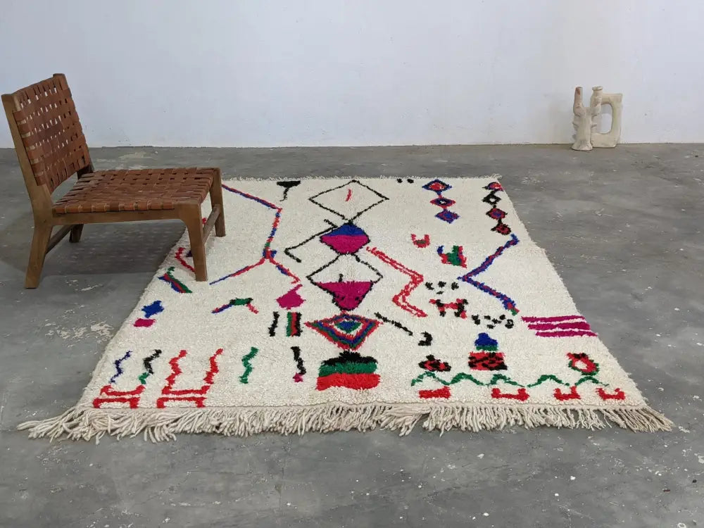 DecorBites™ Moroccan Handmade Traditional Azilal Rug 265X161 Cm