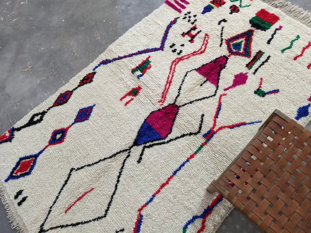 DecorBites™ Moroccan Handmade Traditional Azilal Rug 265X161 Cm