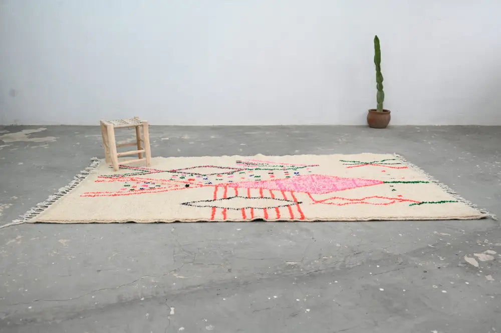 DecorBites™ Moroccan Handmade Traditional Azilal Rug 268 X 157 cm