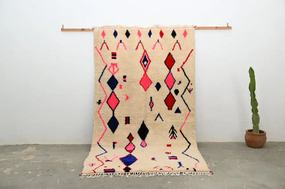 DecorBites™ Moroccan Handmade Traditional Azilal Rug 273 X 151 cm