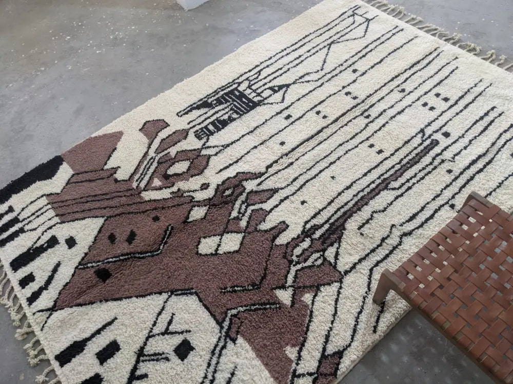 DecorBites™ Moroccan Handmade Traditional Azilal Rug 317 X 215 Cm