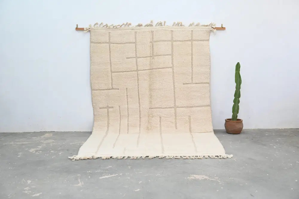 DecorBites™ Moroccan Handmade Traditional Beni Ouarain Carpet 305 X 202 Cm