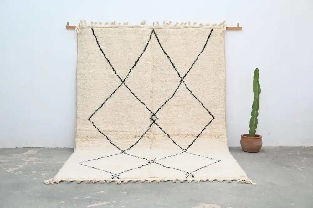 DecorBites™ Moroccan Handmade Traditional Beni Ouarain Carpet 310 X 215 Cm