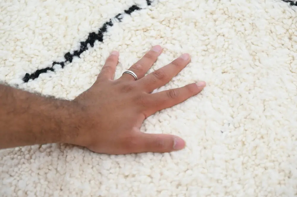 DecorBites™ Moroccan Handmade Traditional Beni Ouarain Carpet 310 X 215 Cm