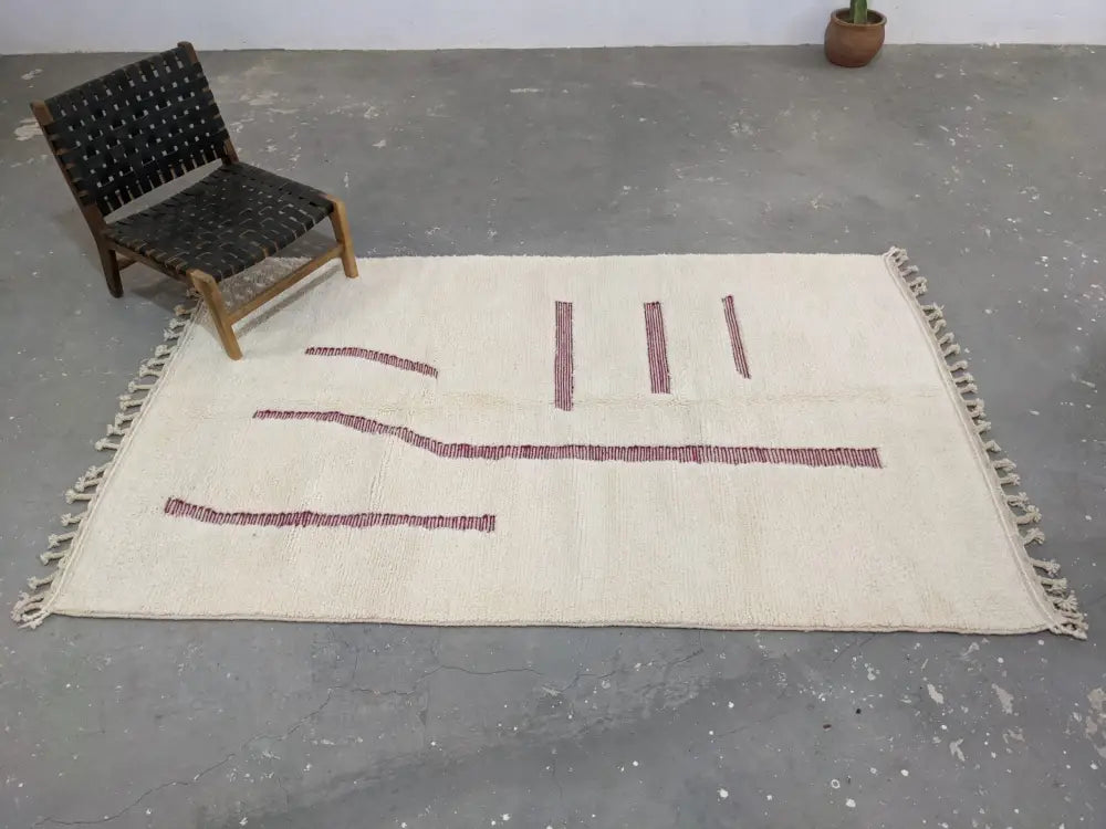 DecorBites™ Moroccan Handmade Traditional Beni Ouarain Rug 258 X 164 cm