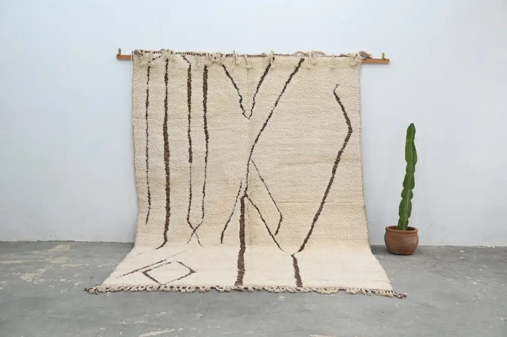 DecorBites™ Moroccan Handmade Traditional Beni Ouarain Rug 290 X 214 cm